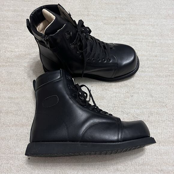 Mt. Emey 504 Supra-Depth Leather Boot Orthopedic Black 8" Size 13 9E